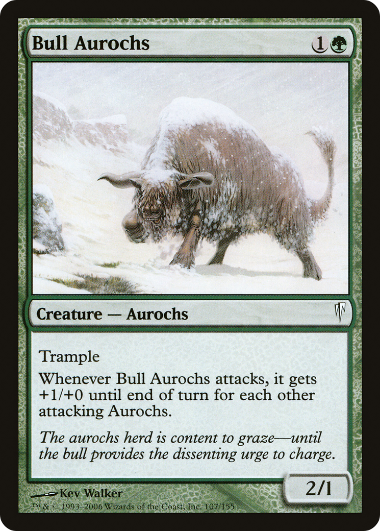 Bull Aurochs (CSP-107) - Coldsnap - Premium MTG Single from Wizards of the Coast - Just $0.08! Shop now at Game Crave Tournament Store