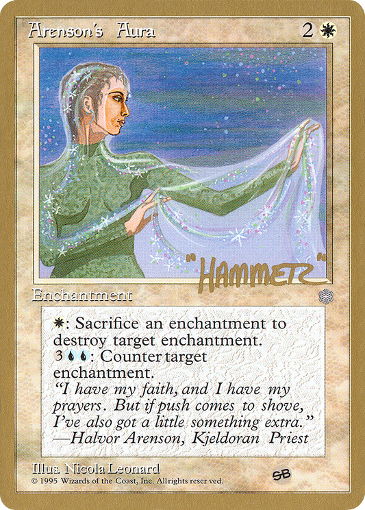 Arenson's Aura (PTC-SHR3SB) - Pro Tour Collector Set - Premium MTG Single from Wizards of the Coast - Just $0! Shop now at Game Crave Tournament Store