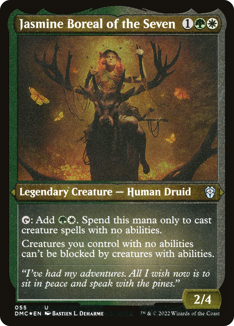 Jasmine Boreal of the Seven (DMC-055) - Dominaria United Commander Etched Foil - Premium MTG Single from Wizards of the Coast - Just $0.08! Shop now at Game Crave Tournament Store