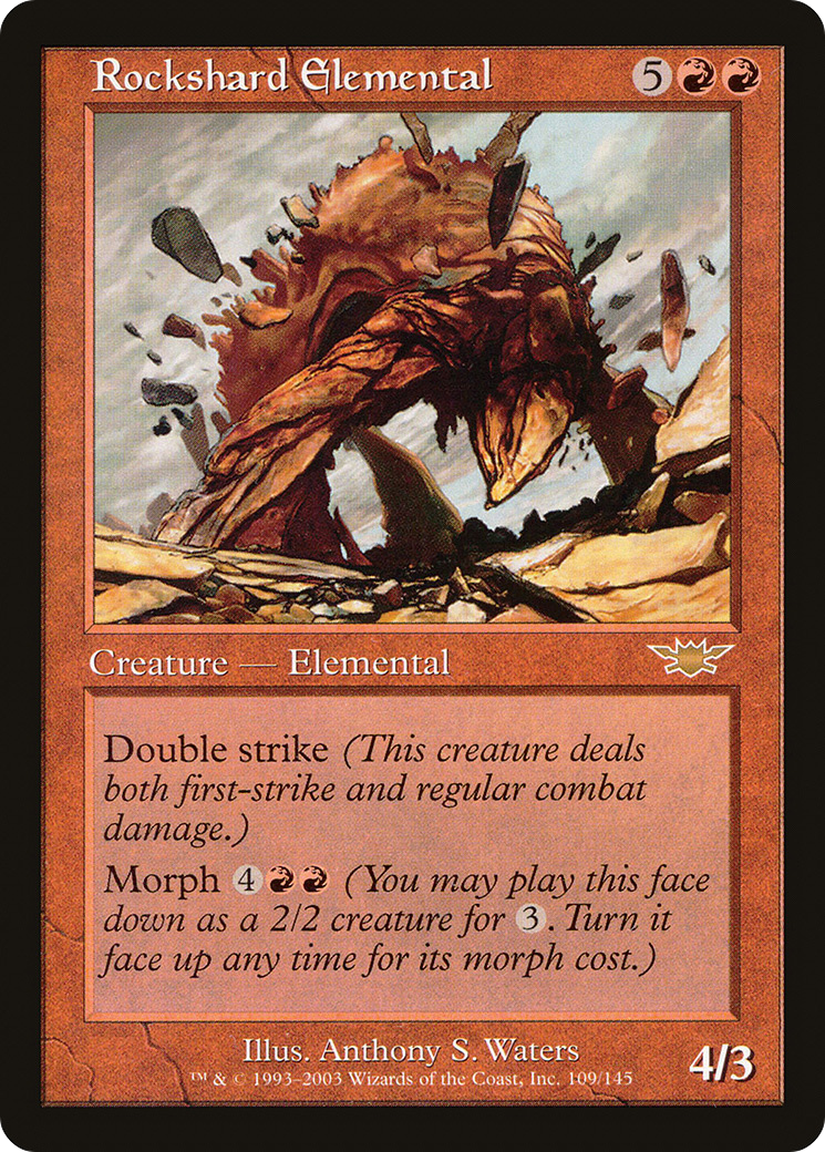 Rockshard Elemental (LGN-109) - Legions - Premium MTG Single from Wizards of the Coast - Just $0.08! Shop now at Game Crave Tournament Store