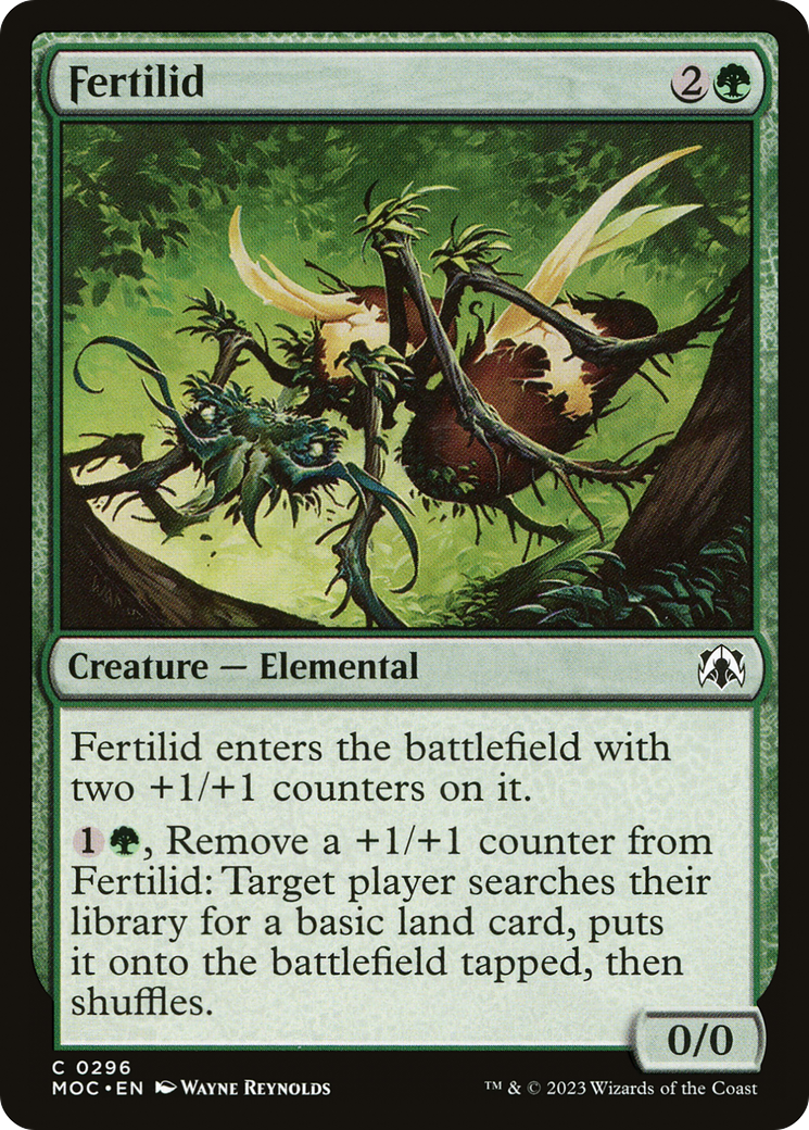 Fertilid (MOC-296) - March of the Machine Commander - Premium MTG Single from Wizards of the Coast - Just $0.08! Shop now at Game Crave Tournament Store