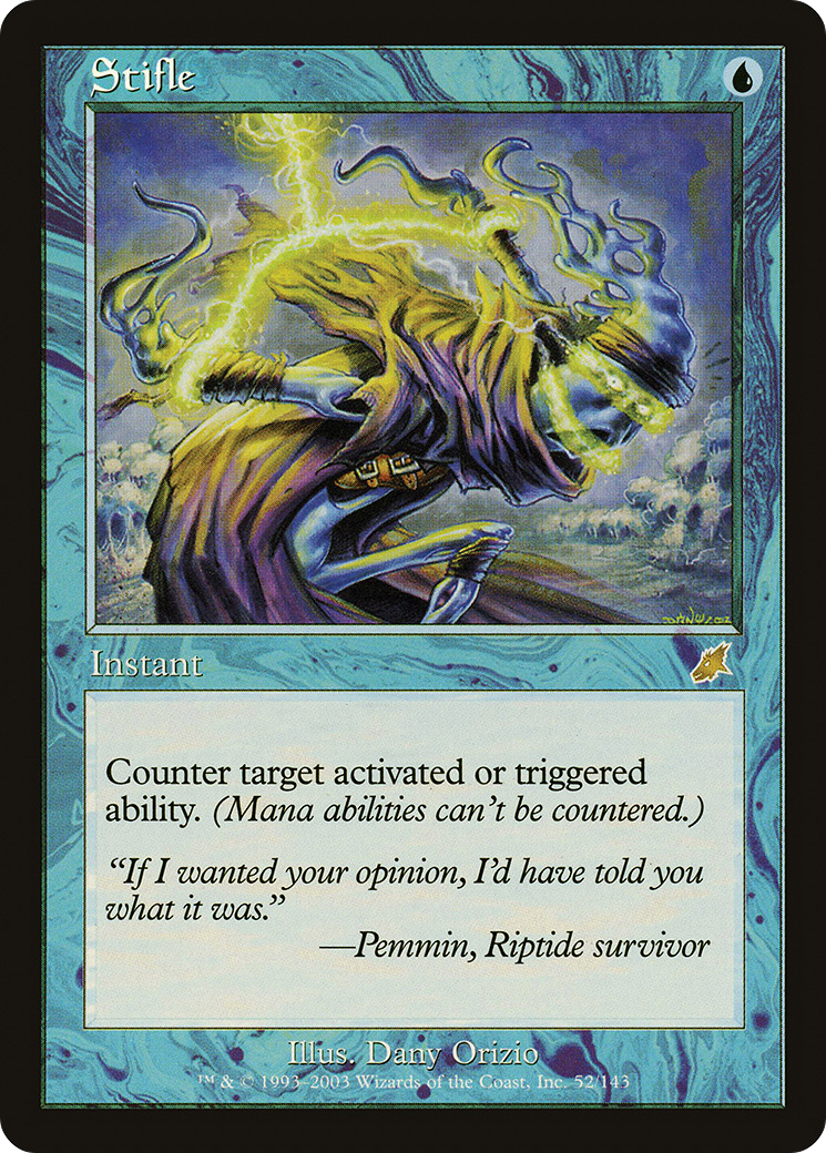 Stifle (SCG-052) - Scourge Foil - Premium MTG Single from Wizards of the Coast - Just $142.66! Shop now at Game Crave Tournament Store