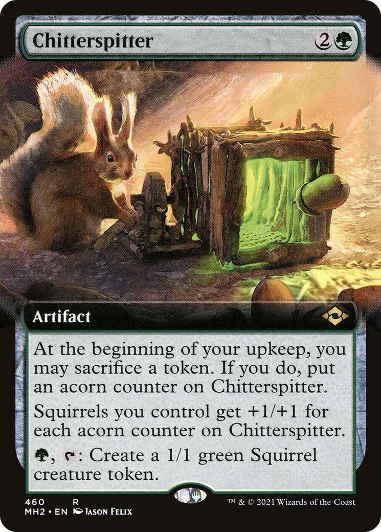 Chitterspitter (MH2-460) - Modern Horizons 2: (Extended Art) Foil - Premium MTG Single from Wizards of the Coast - Just $1.30! Shop now at Game Crave Tournament Store