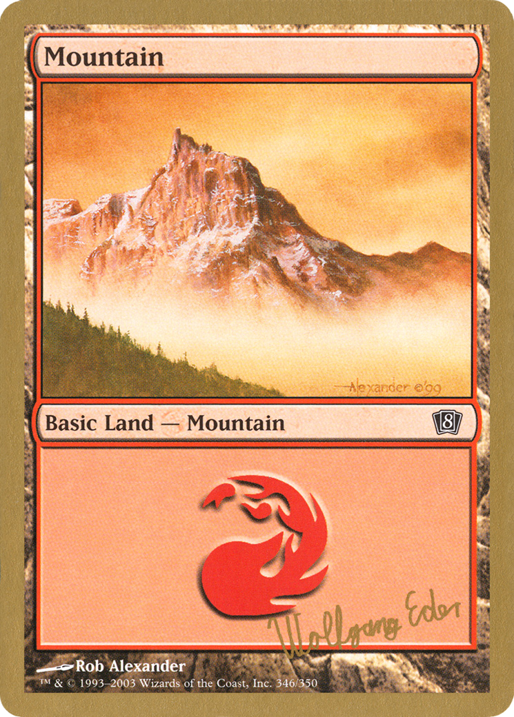 Mountain (WC03-WE346) - World Championship Decks 2003 - Premium MTG Single from Wizards of the Coast - Just $0.80! Shop now at Game Crave Tournament Store