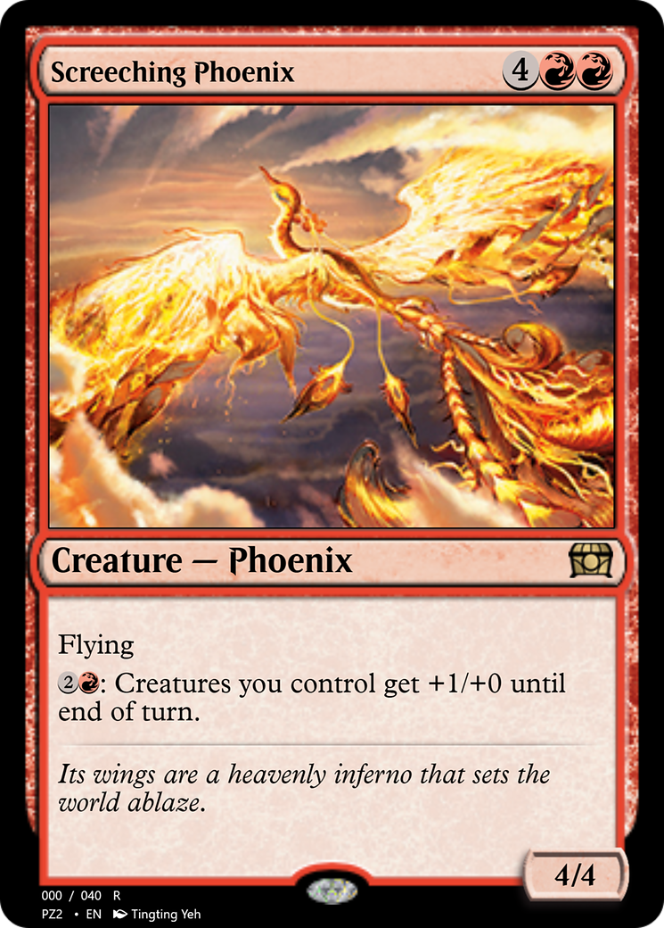 Screeching Phoenix (PZ2-70863) - Treasure Chest Foil - Premium MTG Single from Wizards of the Coast - Just $0! Shop now at Game Crave Tournament Store