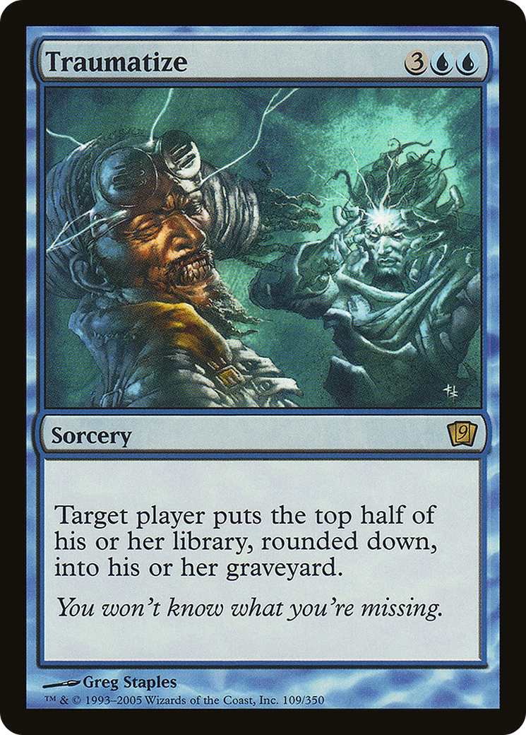 Traumatize (9ED-109★) - Ninth Edition Foil - Premium MTG Single from Wizards of the Coast - Just $2.09! Shop now at Game Crave Tournament Store