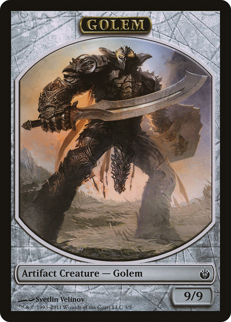 Golem (TMBS-003) - Mirrodin Besieged Tokens - Premium MTG Single from Wizards of the Coast - Just $0.47! Shop now at Game Crave Tournament Store