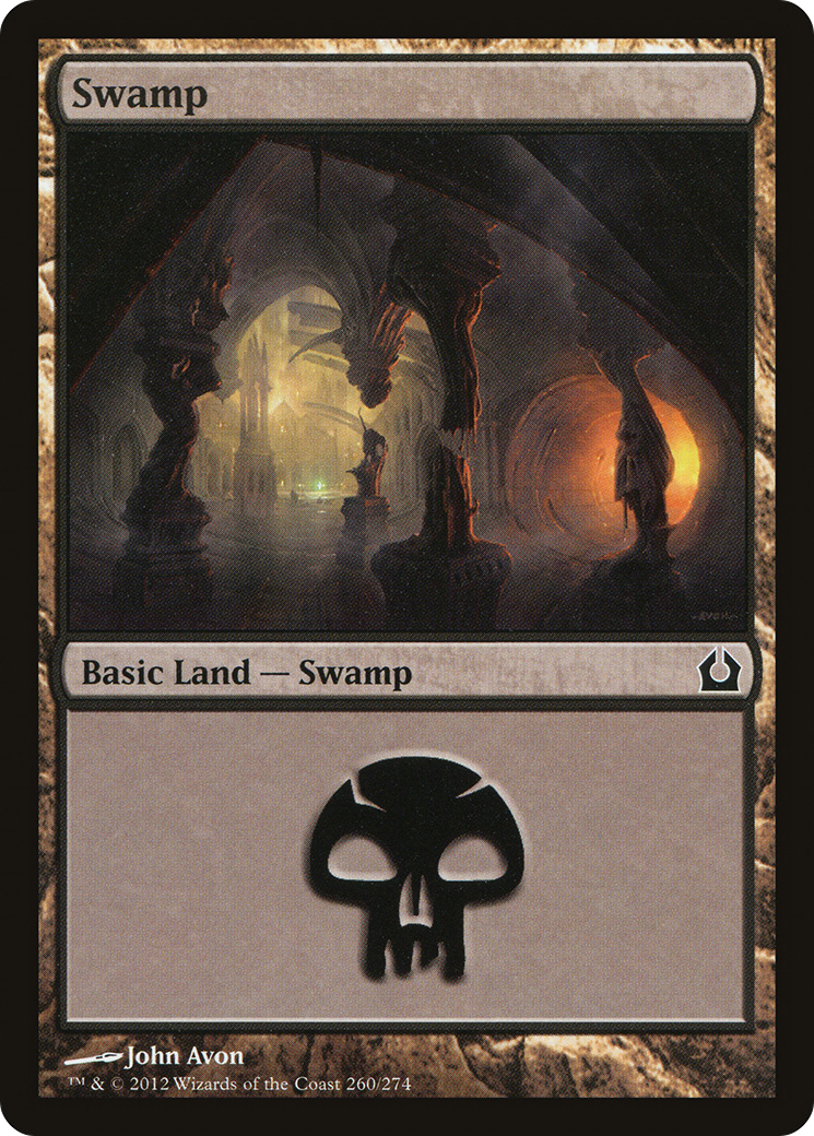 Swamp (RTR-260) - Return to Ravnica Foil - Premium MTG Single from Wizards of the Coast - Just $0.14! Shop now at Game Crave Tournament Store