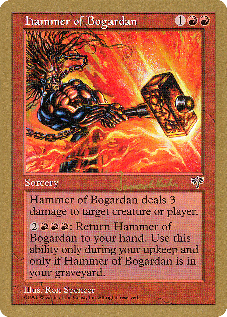 Hammer of Bogardan (WC97-JK181) - World Championship Decks 1997 - Premium MTG Single from Wizards of the Coast - Just $0.08! Shop now at Game Crave Tournament Store
