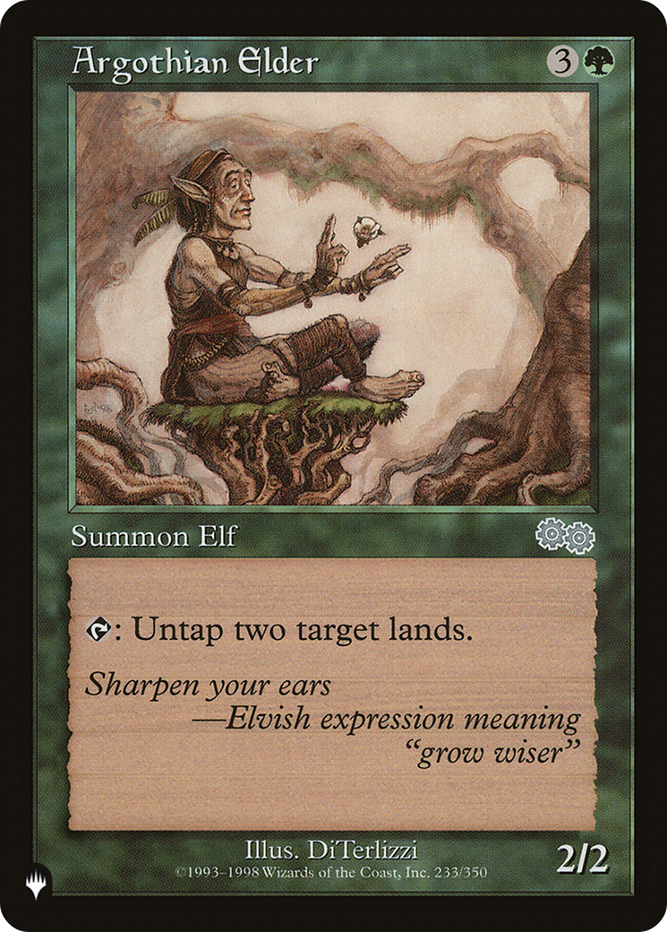 Argothian Elder (PLIST-924) - The List - Premium MTG Single from Wizards of the Coast - Just $0.25! Shop now at Game Crave Tournament Store