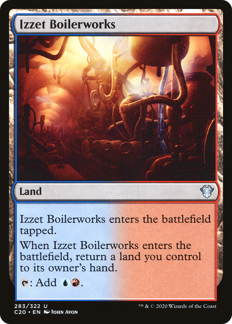 Izzet Boilerworks (C20-283) - Commander 2020 - Premium MTG Single from Wizards of the Coast - Just $0.08! Shop now at Game Crave Tournament Store