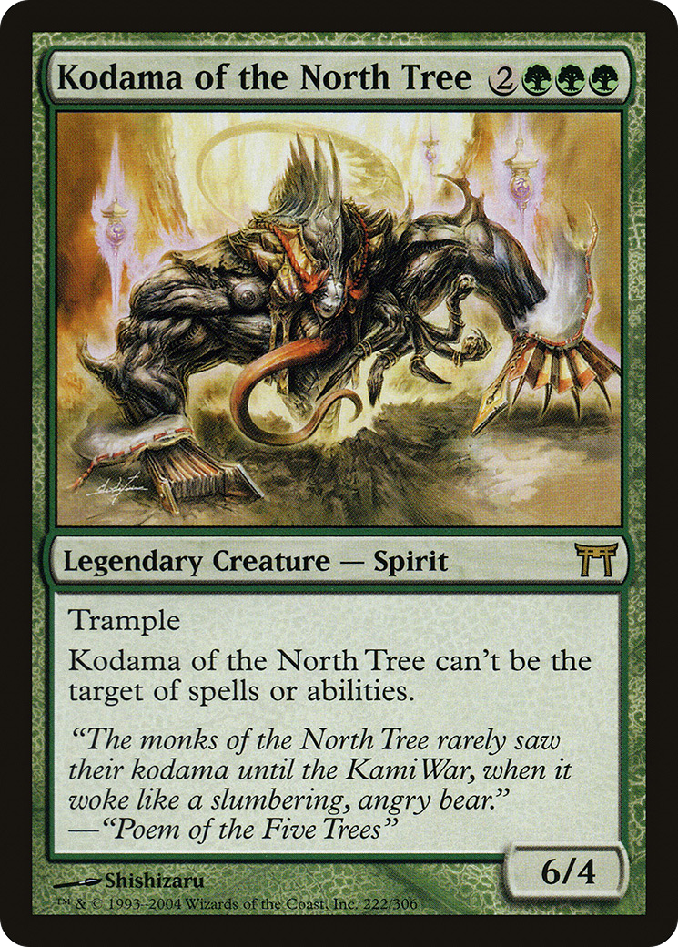 Kodama of the North Tree (CHK-222) - Champions of Kamigawa Foil - Premium MTG Single from Wizards of the Coast - Just $0.78! Shop now at Game Crave Tournament Store