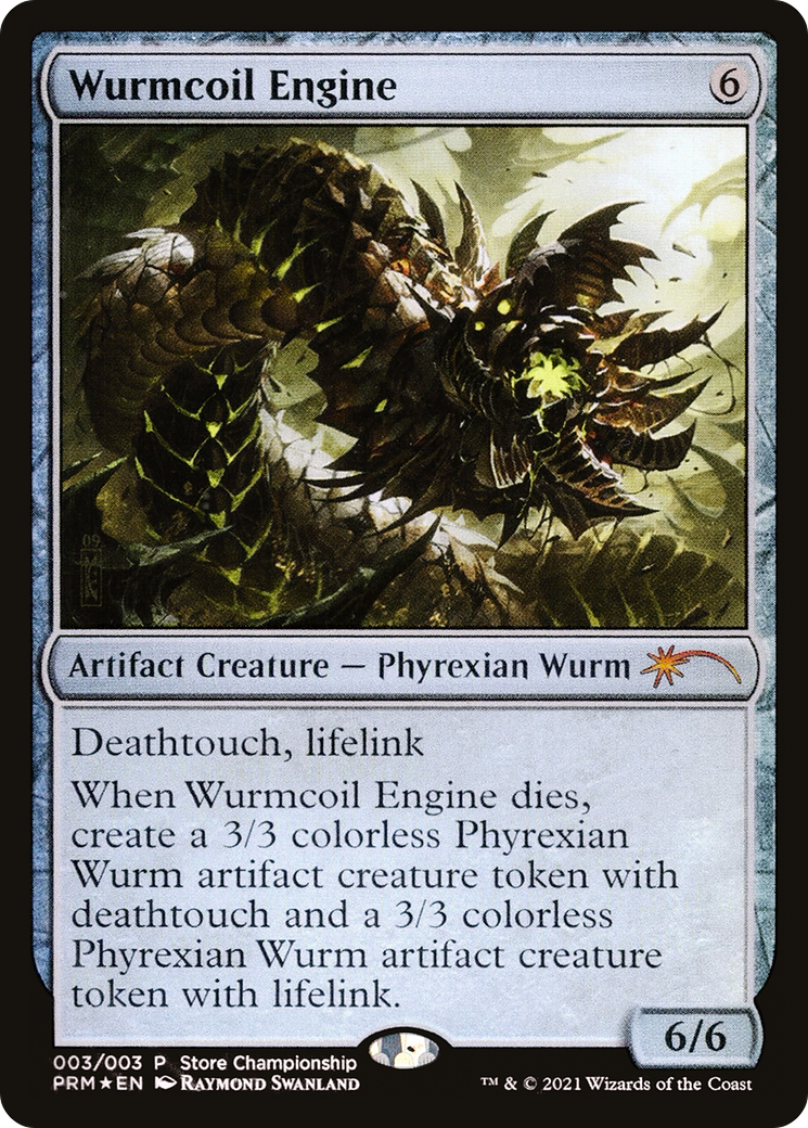 Wurmcoil Engine (PWP21-003) - Wizards Play Network 2021 Foil - Premium MTG Single from Wizards of the Coast - Just $0! Shop now at Game Crave Tournament Store