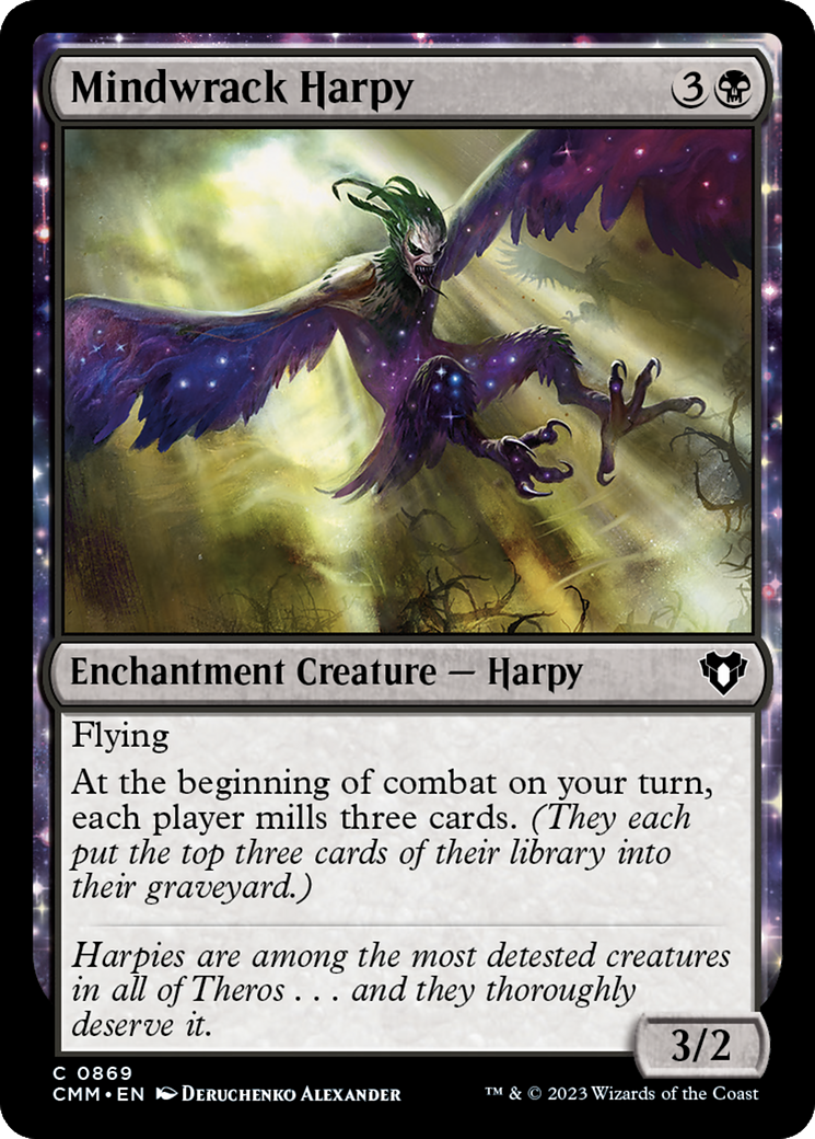 Mindwrack Harpy (CMM-869) - Commander Masters - Premium MTG Single from Wizards of the Coast - Just $0.08! Shop now at Game Crave Tournament Store