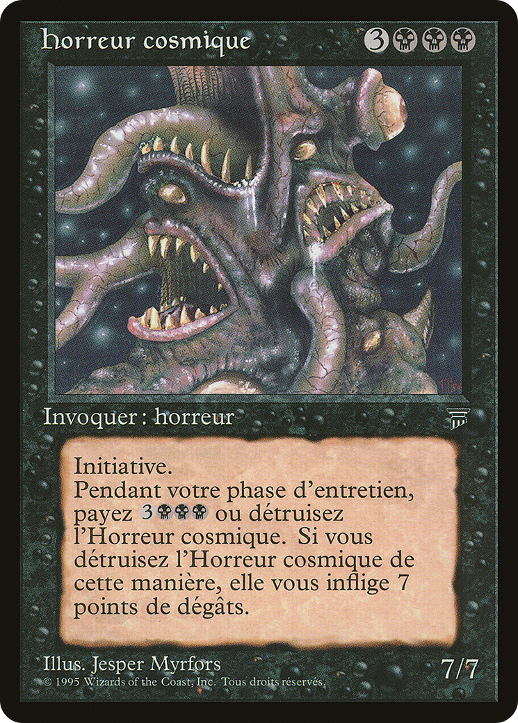 Cosmic Horror (REN-052) - Renaissance - Premium MTG Single from Wizards of the Coast - Just $0.72! Shop now at Game Crave Tournament Store