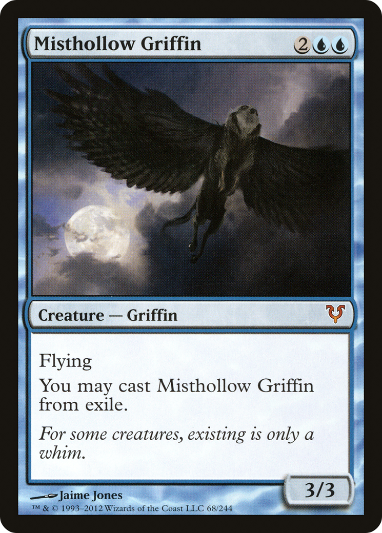 Misthollow Griffin (AVR-068) - Avacyn Restored - Premium MTG Single from Wizards of the Coast - Just $0.45! Shop now at Game Crave Tournament Store