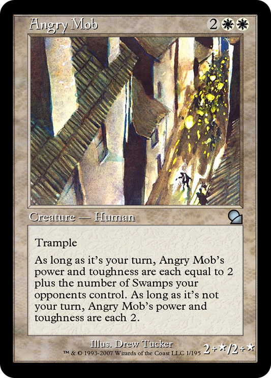Angry Mob (ME1-001) - Masters Edition Foil - Premium MTG Single from Wizards of the Coast - Just $0! Shop now at Game Crave Tournament Store