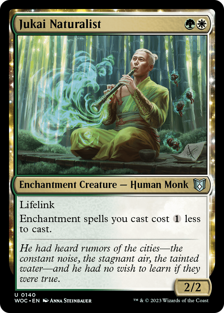 Jukai Naturalist (WOC-140) - Wilds of Eldraine Commander - Premium MTG Single from Wizards of the Coast - Just $0.08! Shop now at Game Crave Tournament Store