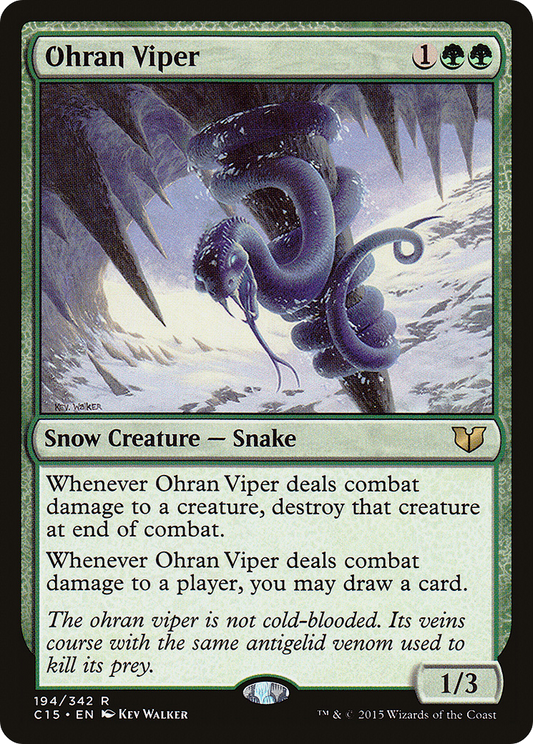 Ohran Viper (C15-194) - Commander 2015 - Premium MTG Single from Wizards of the Coast - Just $1.11! Shop now at Game Crave Tournament Store
