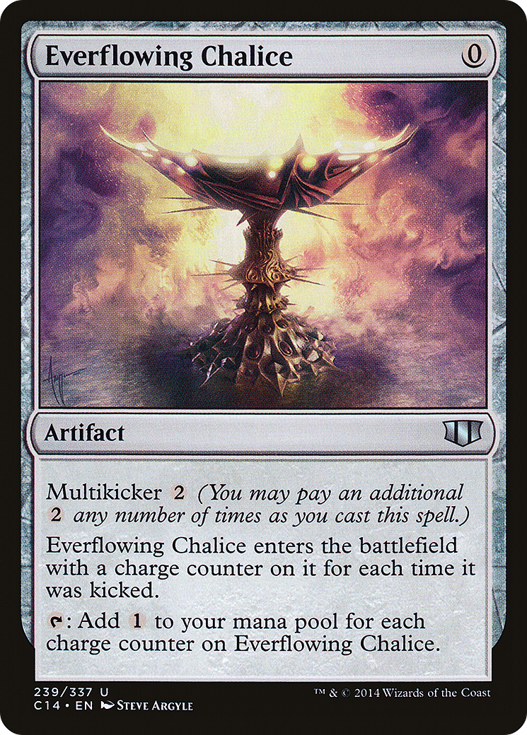 Everflowing Chalice (C14-239) - Commander 2014 - Premium MTG Single from Wizards of the Coast - Just $0.10! Shop now at Game Crave Tournament Store
