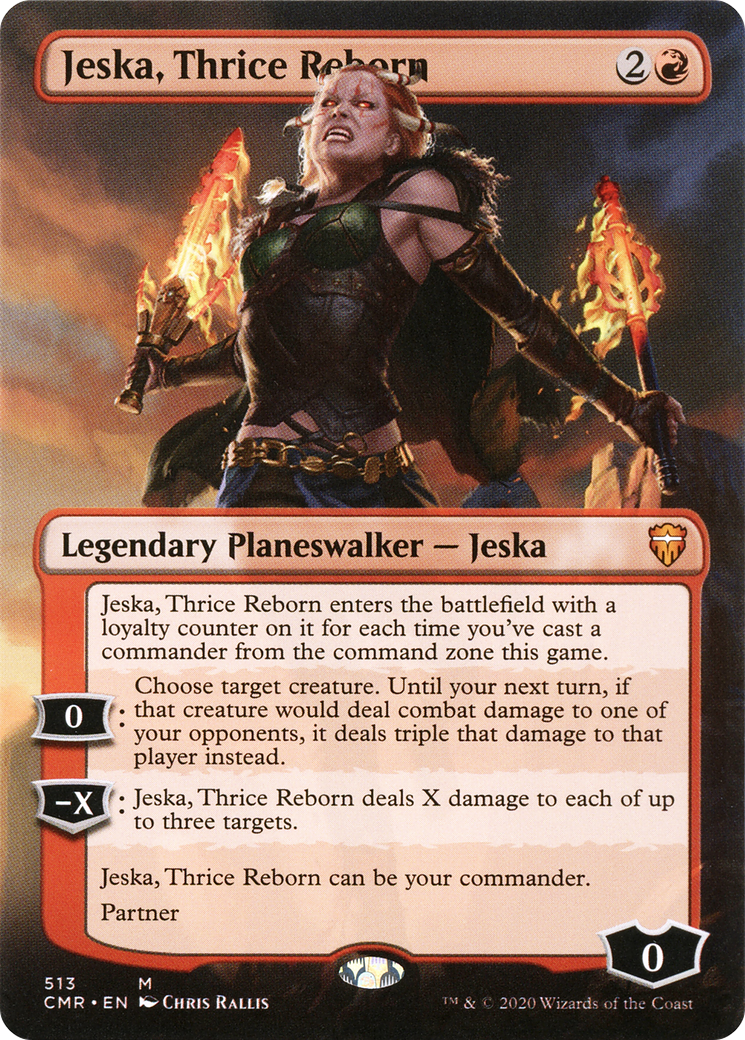 Jeska, Thrice Reborn (CMR-513) - Commander Legends (Borderless) Foil - Premium MTG Single from Wizards of the Coast - Just $2.97! Shop now at Game Crave Tournament Store