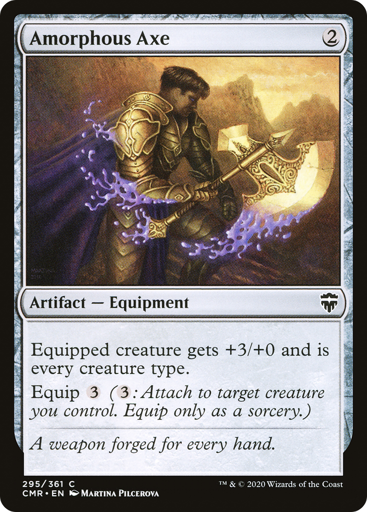 Amorphous Axe (CMR-295) - Commander Legends Foil - Premium MTG Single from Wizards of the Coast - Just $0.25! Shop now at Game Crave Tournament Store