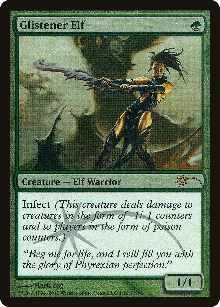Glistener Elf (F12-001) - Friday Night Magic 2012 Foil - Premium MTG Single from Wizards of the Coast - Just $1.13! Shop now at Game Crave Tournament Store