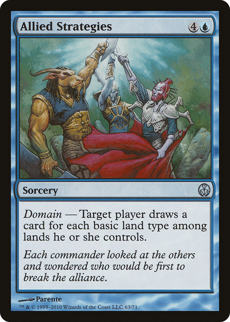 Allied Strategies (DDE-063) - Duel Decks: Phyrexia vs. the Coalition - Premium MTG Single from Wizards of the Coast - Just $0.08! Shop now at Game Crave Tournament Store
