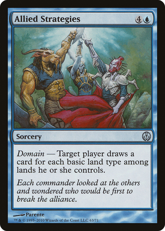 Allied Strategies (DDE-063) - Duel Decks: Phyrexia vs. the Coalition - Premium MTG Single from Wizards of the Coast - Just $0.08! Shop now at Game Crave Tournament Store
