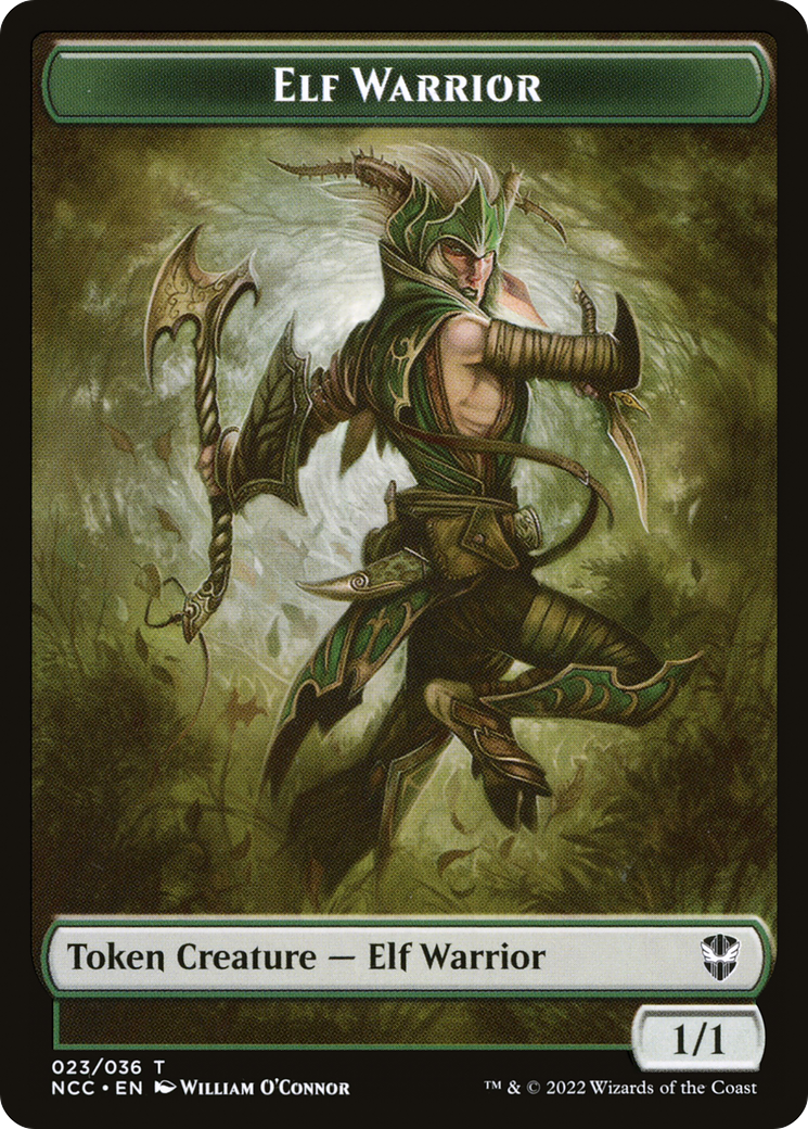 Elf Warrior (TNCC-023) - New Capenna Commander Tokens Foil - Premium MTG Single from Wizards of the Coast - Just $0! Shop now at Game Crave Tournament Store