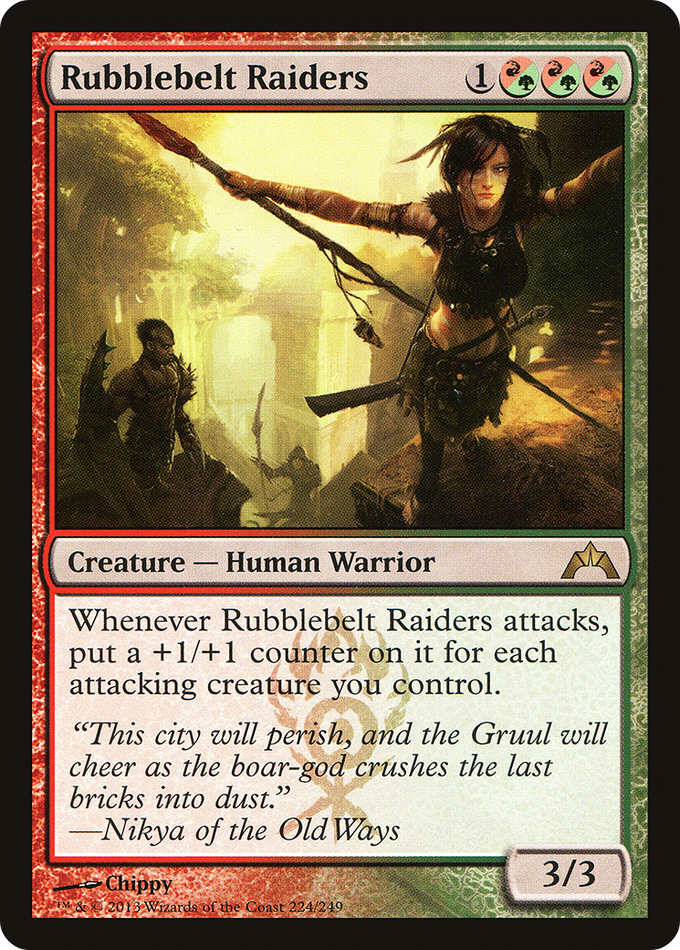 Rubblebelt Raiders (GTC-224) - Gatecrash - Premium MTG Single from Wizards of the Coast - Just $0.08! Shop now at Game Crave Tournament Store