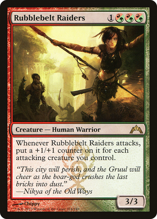 Rubblebelt Raiders (GTC-224) - Gatecrash - Premium MTG Single from Wizards of the Coast - Just $0.08! Shop now at Game Crave Tournament Store