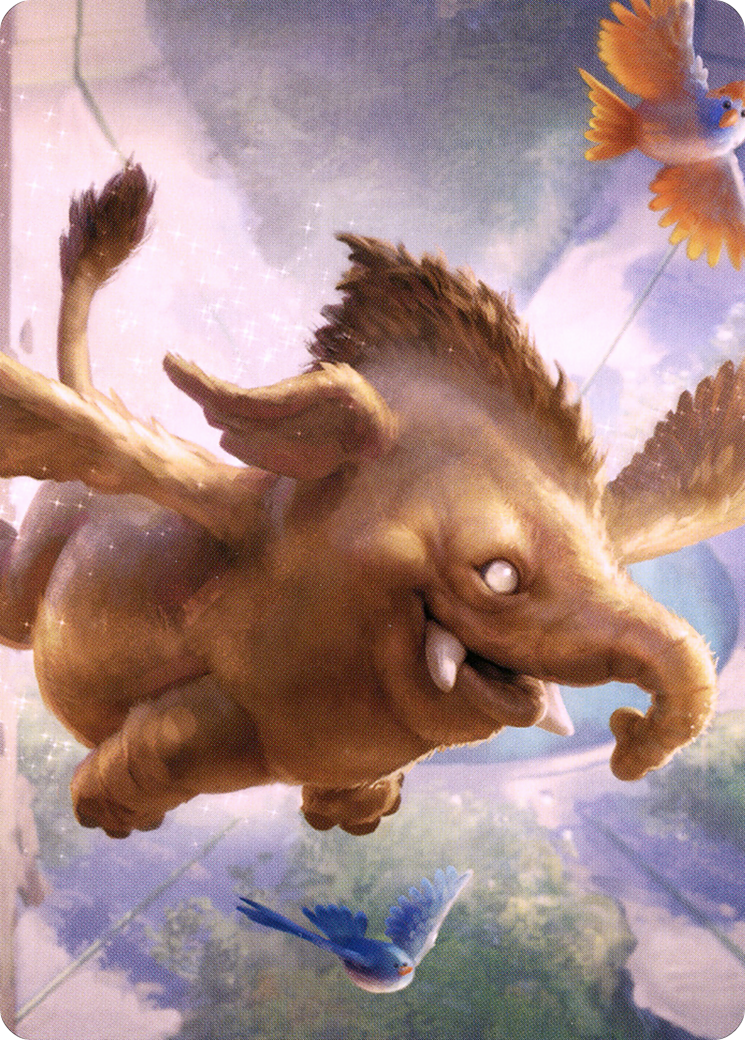 Lulu, Loyal Hollyphant // Lulu, Loyal Hollyphant (ACLB-018) - Battle for Baldur's Gate Art Series (Borderless) Foil - Premium MTG Single from Wizards of the Coast - Just $0! Shop now at Game Crave Tournament Store