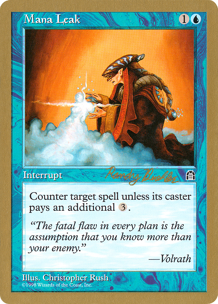 Mana Leak (WC98-RB36) - World Championship Decks 1998 - Premium MTG Single from Wizards of the Coast - Just $0.26! Shop now at Game Crave Tournament Store