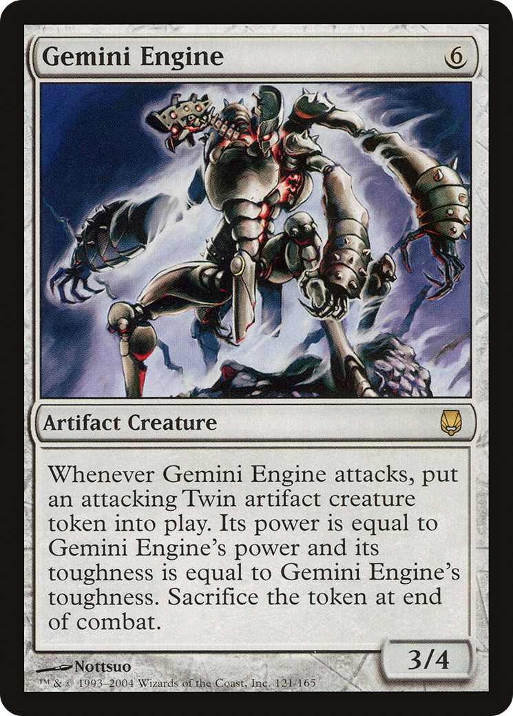 Gemini Engine (DST-121) - Darksteel - Premium MTG Single from Wizards of the Coast - Just $0.25! Shop now at Game Crave Tournament Store