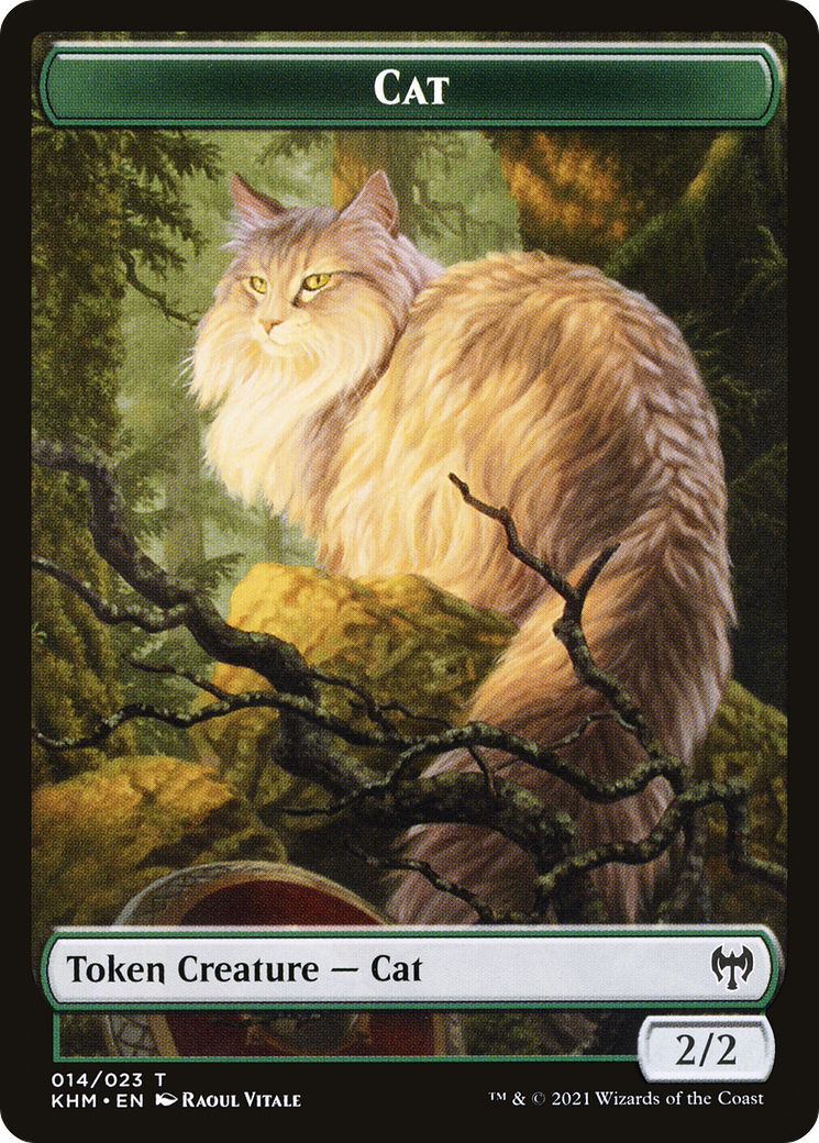 Cat (TKHM-014) - Kaldheim Tokens - Premium MTG Single from Wizards of the Coast - Just $0! Shop now at Game Crave Tournament Store