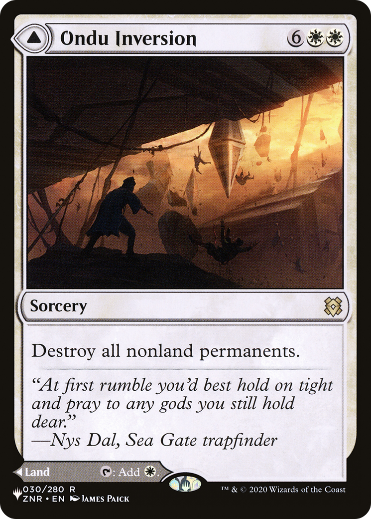 Ondu Inversion // Ondu Skyruins (PCTB-004) - From Cute to Brute - Premium MTG Single from Wizards of the Coast - Just $0.49! Shop now at Game Crave Tournament Store