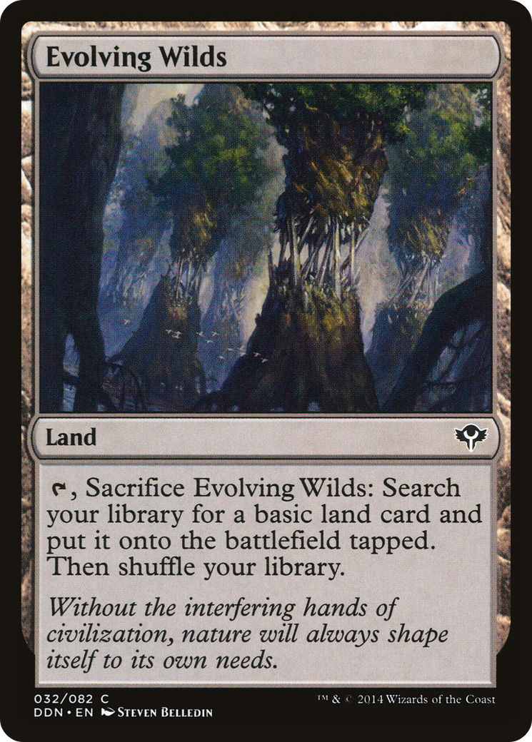 Evolving Wilds (DDN-032) - Duel Decks: Speed vs. Cunning - Premium MTG Single from Wizards of the Coast - Just $0.25! Shop now at Game Crave Tournament Store