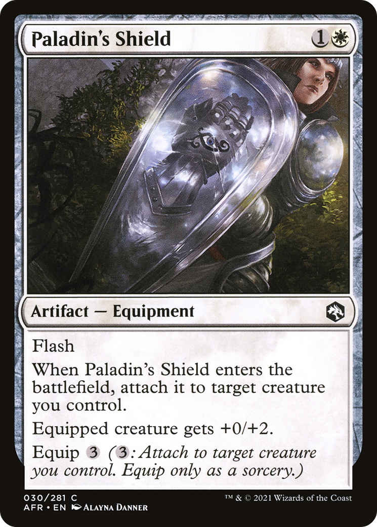 Paladin's Shield (AFR-030) - Adventures in the Forgotten Realms - Premium MTG Single from Wizards of the Coast - Just $0.08! Shop now at Game Crave Tournament Store