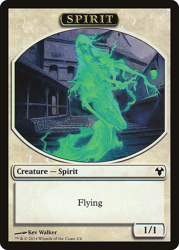 Spirit (TMD1-002) - Modern Event Deck 2014 Tokens - Premium MTG Single from Wizards of the Coast - Just $0! Shop now at Game Crave Tournament Store