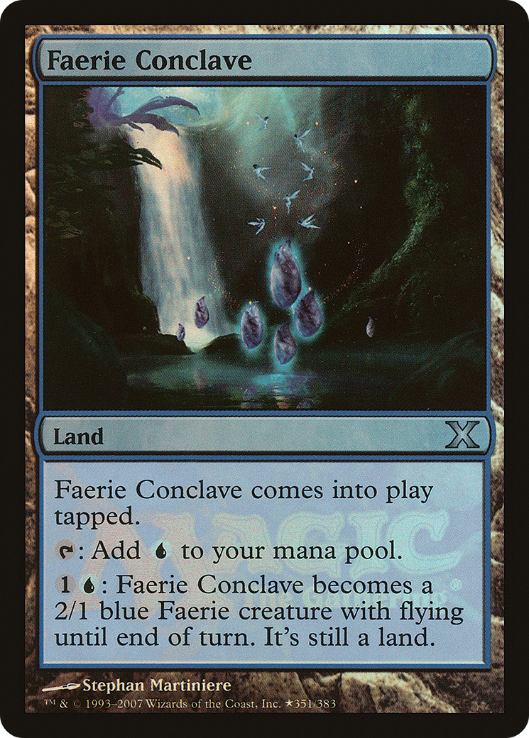 Faerie Conclave (P10E-001) - Tenth Edition Promos Foil - Premium MTG Single from Wizards of the Coast - Just $0.78! Shop now at Game Crave Tournament Store