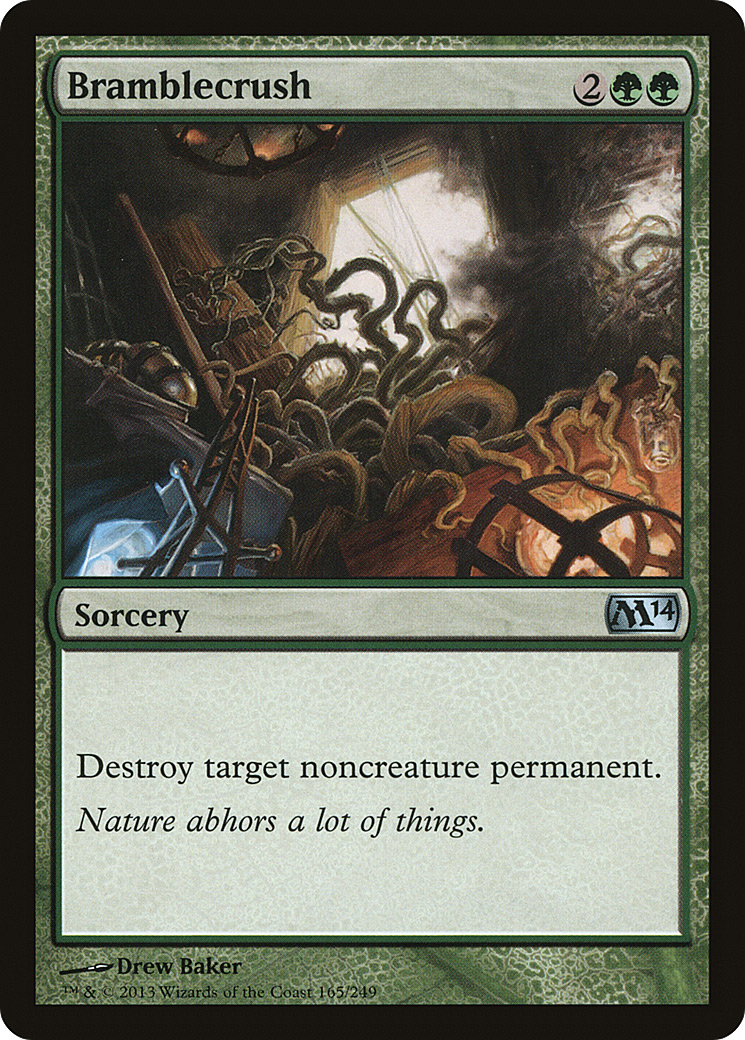 Bramblecrush (M14-165) - Magic 2014 - Premium MTG Single from Wizards of the Coast - Just $0.08! Shop now at Game Crave Tournament Store