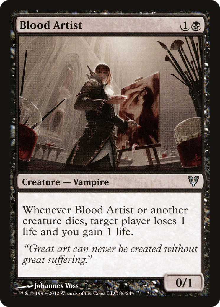 Blood Artist (AVR-086) - Avacyn Restored - Premium MTG Single from Wizards of the Coast - Just $0.24! Shop now at Game Crave Tournament Store