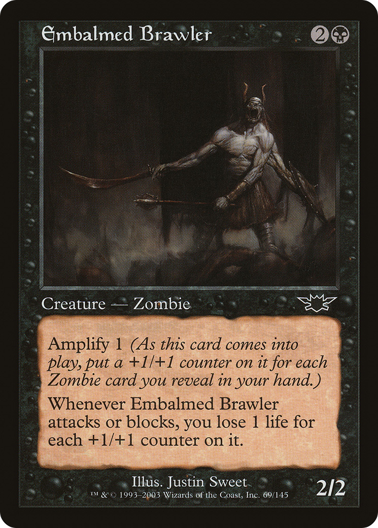 Embalmed Brawler (LGN-069) - Legions - Premium MTG Single from Wizards of the Coast - Just $0.08! Shop now at Game Crave Tournament Store