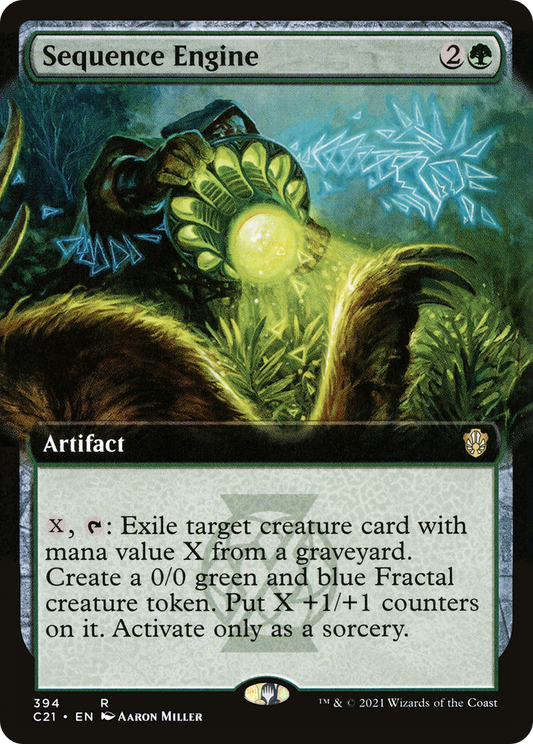 Sequence Engine (C21-394) - Commander 2021: (Extended Art) - Premium MTG Single from Wizards of the Coast - Just $0.08! Shop now at Game Crave Tournament Store