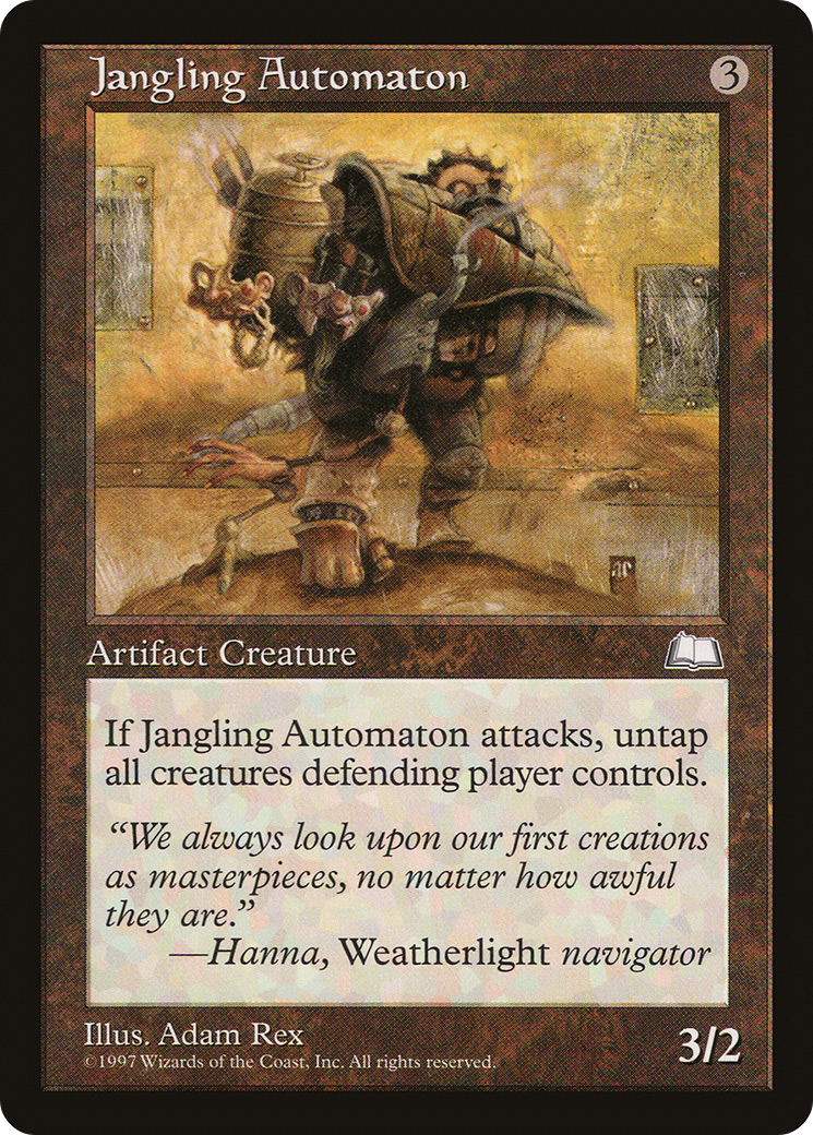 Jangling Automaton (WTH-151) - Weatherlight - Premium MTG Single from Wizards of the Coast - Just $0.08! Shop now at Game Crave Tournament Store