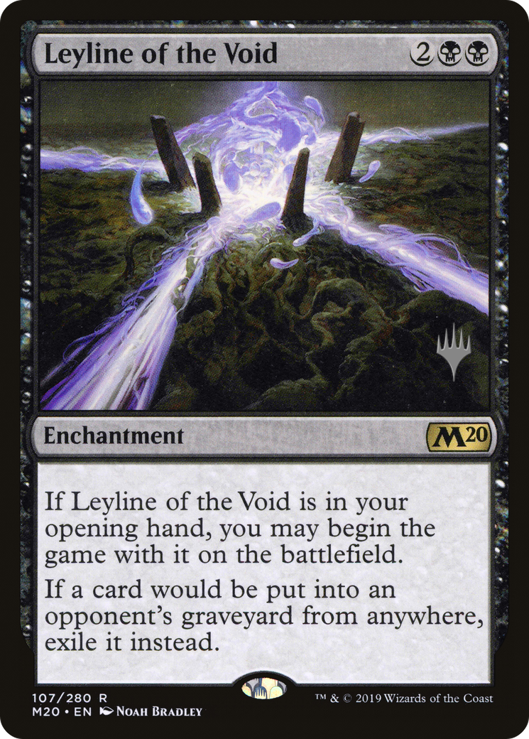 Leyline of the Void (PM20-107P) - Core Set 2020 Promos Foil - Premium MTG Single from Wizards of the Coast - Just $0.69! Shop now at Game Crave Tournament Store