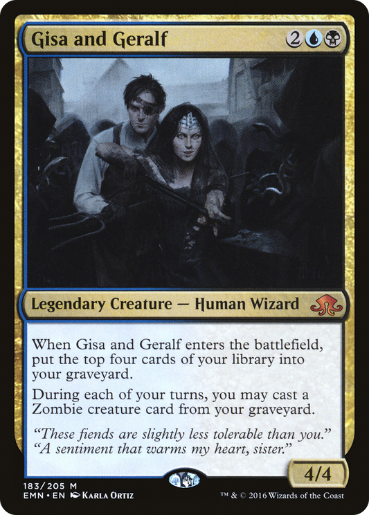Gisa and Geralf (EMN-183) - Eldritch Moon - Premium MTG Single from Wizards of the Coast - Just $0.09! Shop now at Game Crave Tournament Store