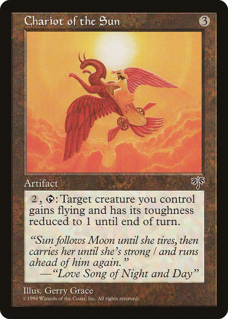 Chariot of the Sun (MIR-297) - Mirage - Premium MTG Single from Wizards of the Coast - Just $0.23! Shop now at Game Crave Tournament Store