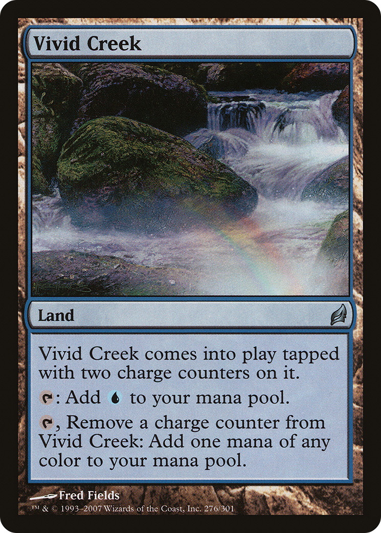Vivid Creek (LRW-276) - Lorwyn Foil - Premium MTG Single from Wizards of the Coast - Just $2.52! Shop now at Game Crave Tournament Store